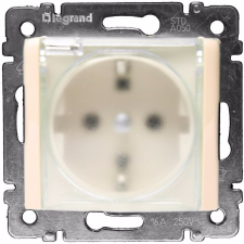 LEGRAND Valena 2P+F IP44 CSF (GYV) csapófedeles, biztonsági zsalus elefántcsont (774120) villanyszerelés