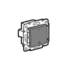 LEGRAND Valena 3 pólusú kapcsoló (400V~/10A) alumínium villanyszerelés