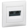 LEGRAND Valena 774231 Informatikai csatlakozóaljzat 2xRJ45 Cat5e UTP fehér burkolattal keret nélkül (Legrand 774231) (774231)