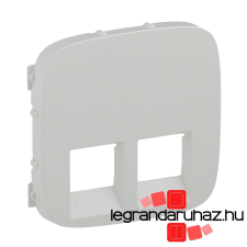 LEGRAND Valena Allure 2xRJ11/RJ45 aljzat burkolat, Fehér 755425 villanyszerelés