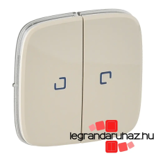 LEGRAND Valena Allure Kettős kapcsoló burkolat, fényjelzős, Elefántcsont 755226 villanyszerelés
