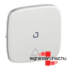 LEGRAND Valena Allure Váltónyomó burkolat jelzőfénnyel, csengőjellel, Fehér 755090 villanyszerelés