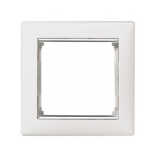 LEGRAND Valena Fehér / Ezüst 1-es keret 770491 villanyszerelés