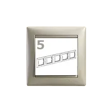 LEGRAND Valena-keret kagylóhéj, univerzális, (5-ös) villanyszerelés