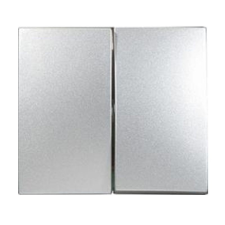 LEGRAND Valena kettős billentyű alumínium 770252 villanyszerelés