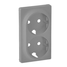 LEGRAND VALENA LIFE 2x2P+F ALJ BURK.ALUMIN villanyszerelés