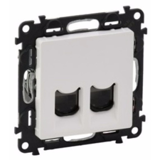 LEGRAND Valena Life 753143 2xRJ45 UTP Cat6 aljzat fehér villanyszerelés