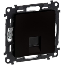 LEGRAND Valena Life 756340 1xRJ45 UTP Cat5e aljzat fekete Legrand villanyszerelés