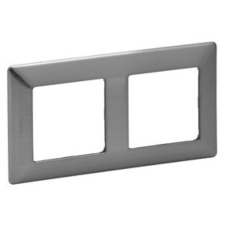 LEGRAND Valena Life keret 2-es, tetszőleges inox dekor (754152) villanyszerelés