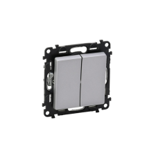 LEGRAND VALENA LIFE KETTŐS VÁLTÓKAPCSOLÓ ALUMÍNIUM villanyszerelés