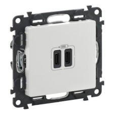 LEGRAND VALENA LIFE USB C+C TÁP.5V 3A15W FEH villanyszerelés