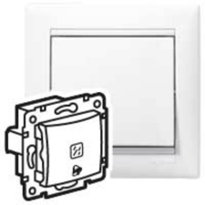 LEGRAND VALENA N101 jcsj BETÉT+BILL. FEHÉR villanyszerelés