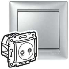 LEGRAND VALENA TV-RD ALJZAT VÉGZ.ALUM. 2 villanyszerelés