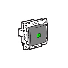 LEGRAND Valena váltókapcsoló jelzőfény (250V~/10AX) alumínium villanyszerelés