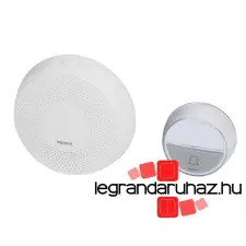  Legrand Vezeték nélküli csengő STANDARD szett fehér 230V-os 094254 csengő