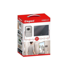 Legrand video kaputelefon klt. 7″, színes, üveg hatású beltérivel 369220 kaputelefon