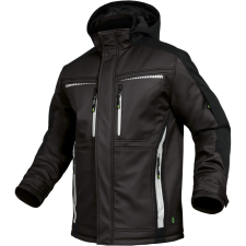 Leib Flex Antracit/Fekete Hőtükrös Téli Softshell Kabát - 6XL munkaruha