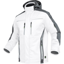 Leib Flex Fehér/Szürke Hőtükrös Téli Softshell Kabát - 7XL munkaruha