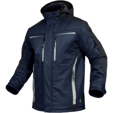 Leib Flex Sötétkék/Fekete Hőtükrös Téli Softshell Kabát - 7XL munkaruha