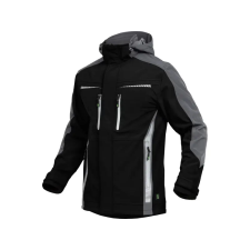 LEIBWACHTER LEIB FLEX átmeneti softshell kabát fekete-szürke -M() munkaruha