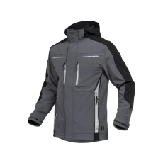 LEIBWACHTER LEIB FLEX átmeneti softshell kabát szürke-fekete -2XL()