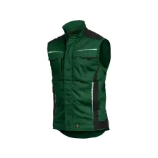 LEIBWACHTER LEIB flex mellény zöld-fekete -3xL leibwächter munkavédelmi ruházat