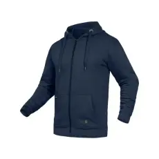 LEIBWACHTER LEIB FLEX MIKA cipzáras pulóver tengerkék -3XL()