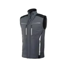 LEIBWACHTER LEIB flex softshell férfi mellény szürke-fekete- s leibwächter termék