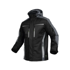 LEIBWACHTER LEIB FLEX téli softshell kabát fekete-szürke -XS()