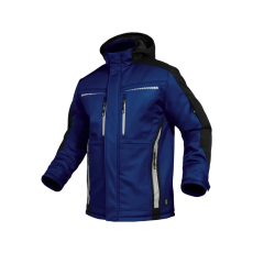 LEIBWACHTER LEIB FLEX téli softshell kabát királykék-fekete -2XL()