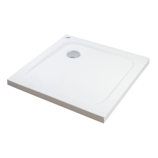  Leiden .||. 80x80x4 cm szögletes, akril zuhanytálca szifonnal kád, zuhanykabin