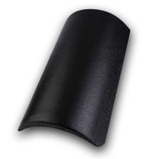 LEIER Lux kúpcserép (rögzítőkapoccsal) fekete építőanyag