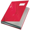 Leitz Aláírókönyv, A4, 18 részes, karton, Leitz Design, piros
