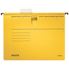 Leitz Alpha lefűzős függőmappa sárga (E19840015) (E19840015) - Iratgyűjtők lefűző