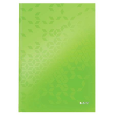 Leitz Beíró, a4, vonalas, 80 lap, keményfedeles, leitz "wow", zöld 46251054 füzet