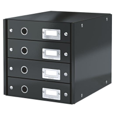 Leitz "Click&Store" 4 fiókos irattároló fekete (E60490095) (60490095) mappa