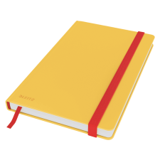 Leitz Cosy Soft touch jegyzetfüzet (A5), meleg sárga, kockás, 80 lap (44540019) füzet