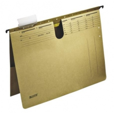 Leitz Függőmappa, gyorsfűzős, karton, A4, LEITZ "Alpha", natúr mappa