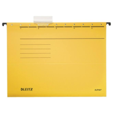Leitz Függőmappa Leitz Alpha Standard  A/4 karton 25/dob sárga mappa