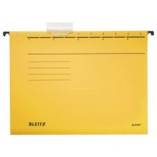 Leitz Függőmappa LEITZ Alpha Standard A/4 karton sárga 25 db/doboz mappa