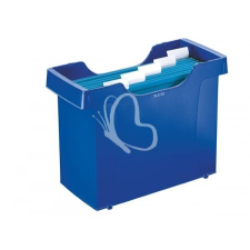 Leitz Függőmappa tároló, műanyag, 5 db függőmappával, LEITZ &quot;Plus&quot;, kék mappa