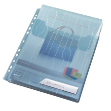 Leitz Genotherm, "L", lefűzhető, A4, 200 mikron, füllel, "CombiFile Jumbo", kék lefűző