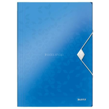 Leitz Gumis mappa, PP, A4, LEITZ "Wow", kék mappa