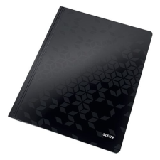 Leitz Gyorsfűző LEITZ Wow A/4 laminált karton fekete lefűző