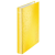 Leitz Gyűrűs könyv, 2 gyűrű, d alakú, 40 mm, a4 maxi, karton, leitz "wow", sárga 42410016