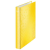 Leitz Gyűrűs könyv, 2 gyűrű, D alakú, 40 mm, A4 Maxi, karton, LEITZ Wow, sárga (E42410016)