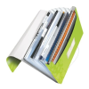 Leitz Harmonikamappa, A4, PP, 6 rekeszes, LEITZ "Wow", zöld
