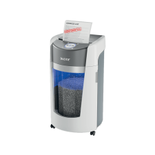 Leitz IQ OptiMax Office P5 iratmegsemmisítő, 35L, mikrokonfetti, fehér (83600000) iratmegsemmisítő
