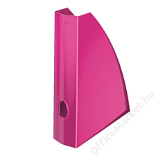 Leitz Iratpapucs, műanyag, 60 mm, LEITZ Wow, metál rózsaszín (E52771023) irattartó