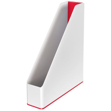 Leitz Iratpapucs, műanyag, 73 mm, kettős színhatású, "Wow", piros (E53621026) (E53621026) irattartó